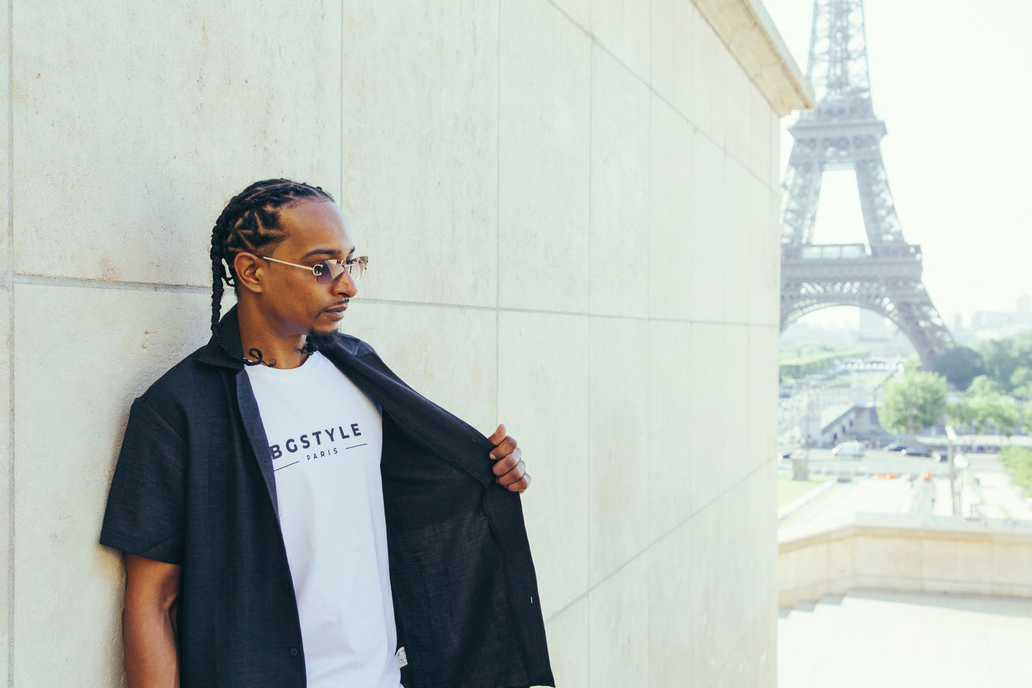 T-Shirt Blanc BG STYLE PARIS