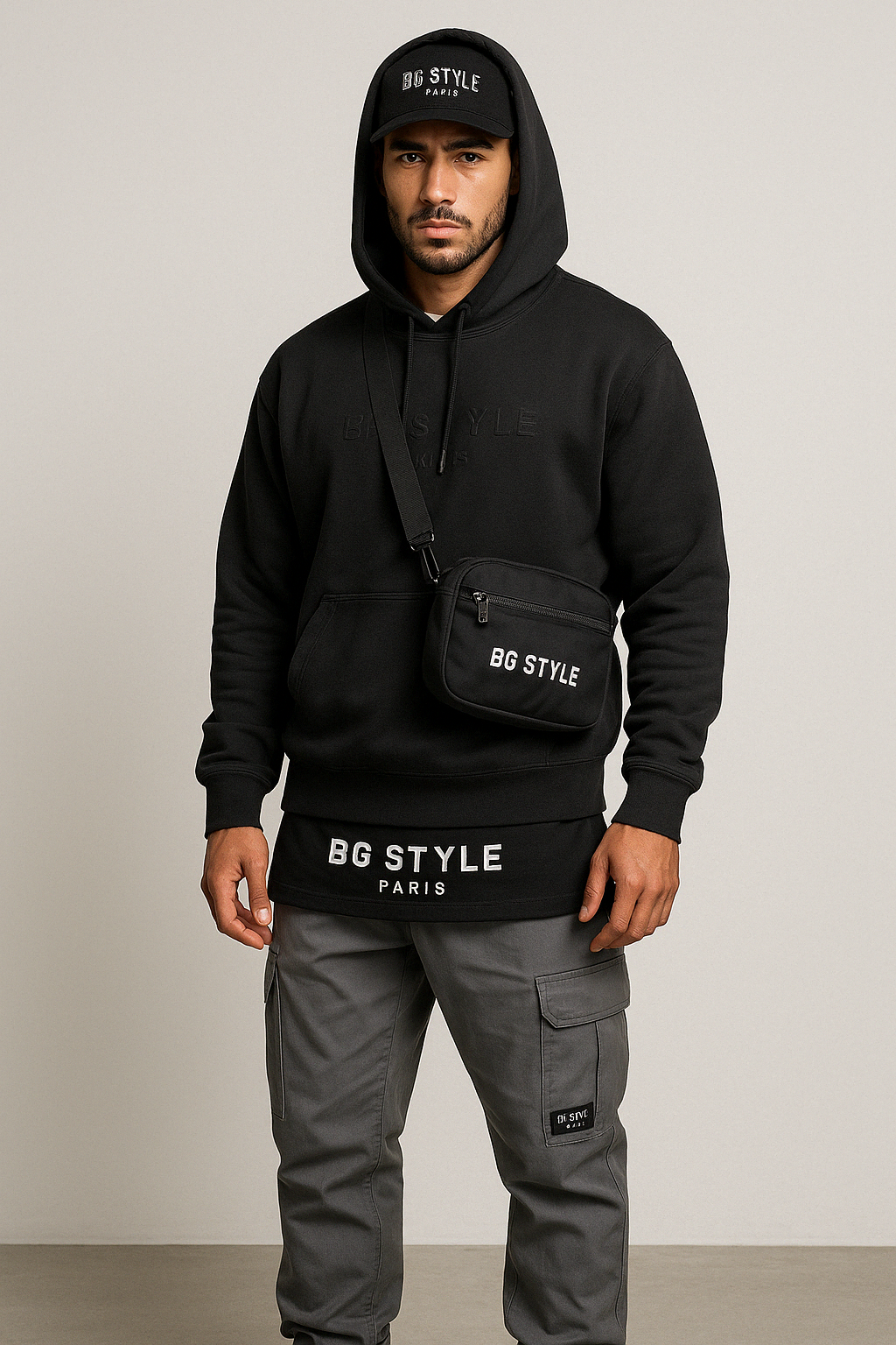 Sweat à capuche BG STYLE PARIS